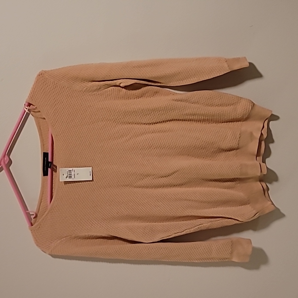 Sweater tan/pink